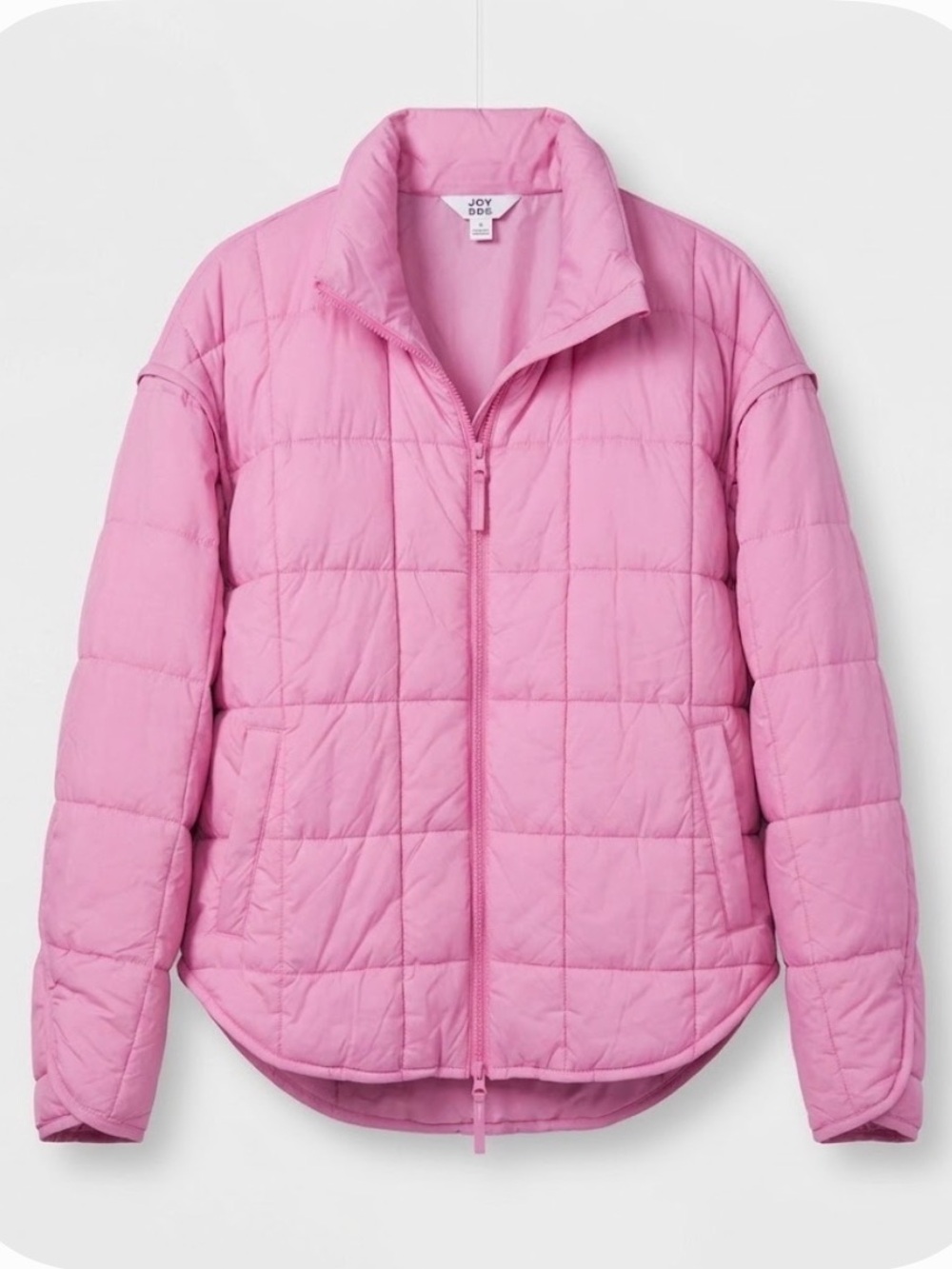 JOYLAB Oversized Quilted Puffer Jacket  Women’s M Pink